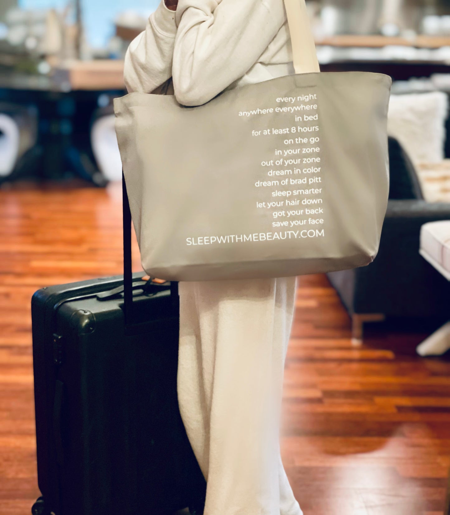New Sleepwithme. Beauty Pillow Tote